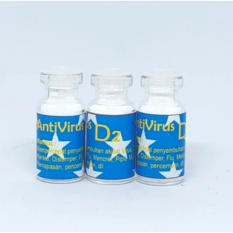Vitamin Kucing Obat AntiVirus D2 Mengobati Virus Calici Panleukopenia Distemper