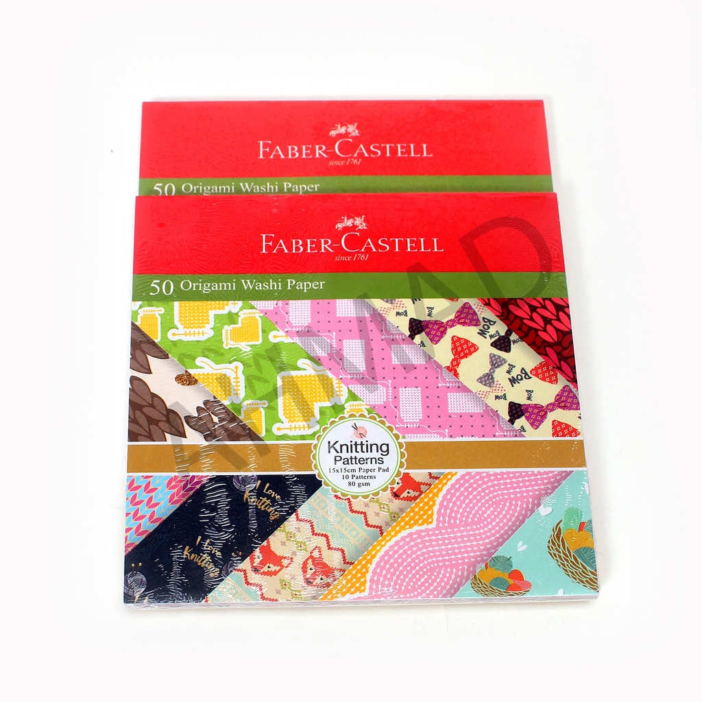 

Faber Castell 50 Origami Washi Paper Knitting Patterns 15 x 15 [ PACK ]
