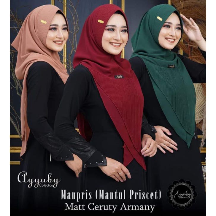 HIJAB MANPLIS HOODIE POLOS ORI AYYUBY