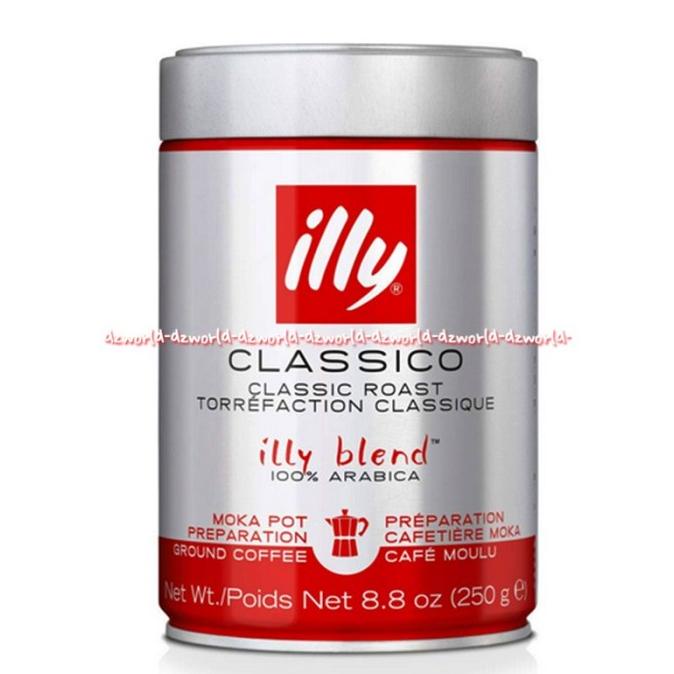 

Illy classico Roast illy Blend Arabica Moka Pot Preparation 250g bubuk