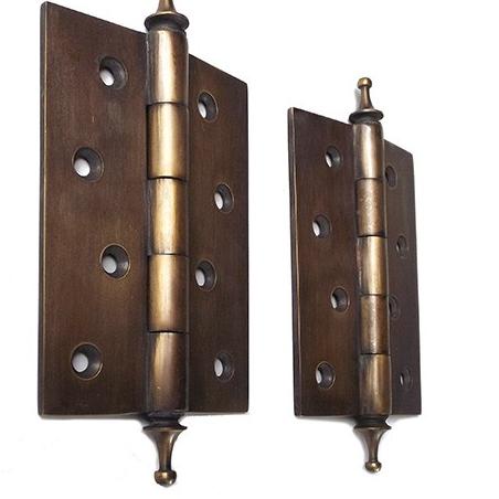 4" Solid Brass Door Hinges / Engsel Pintu Kuningan Asli - HHN1604