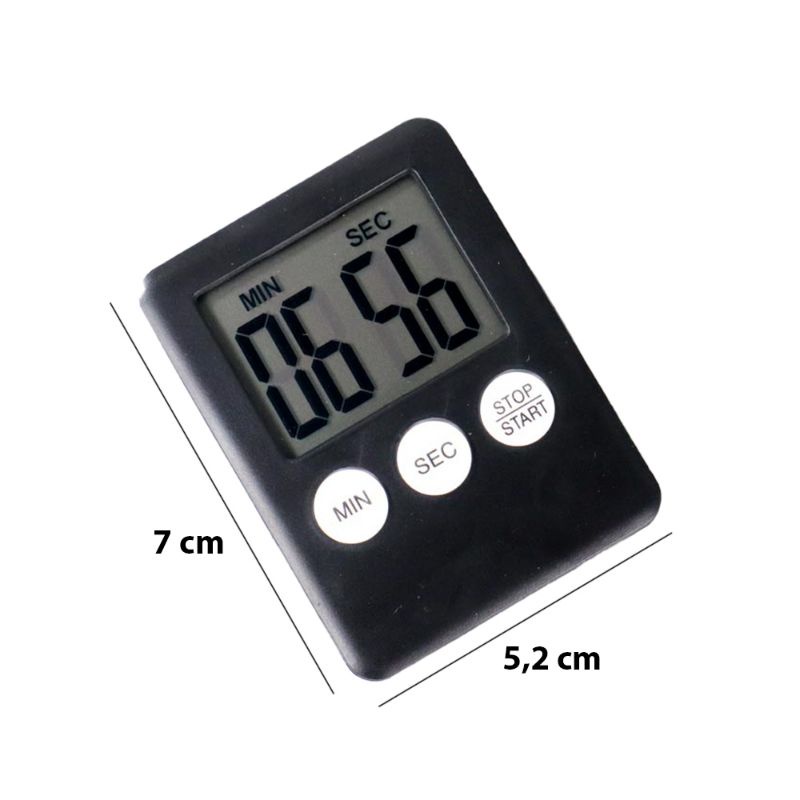 ORIGINAL Taffware Timer Masak Dapur Countdown Digital Alarm Clock