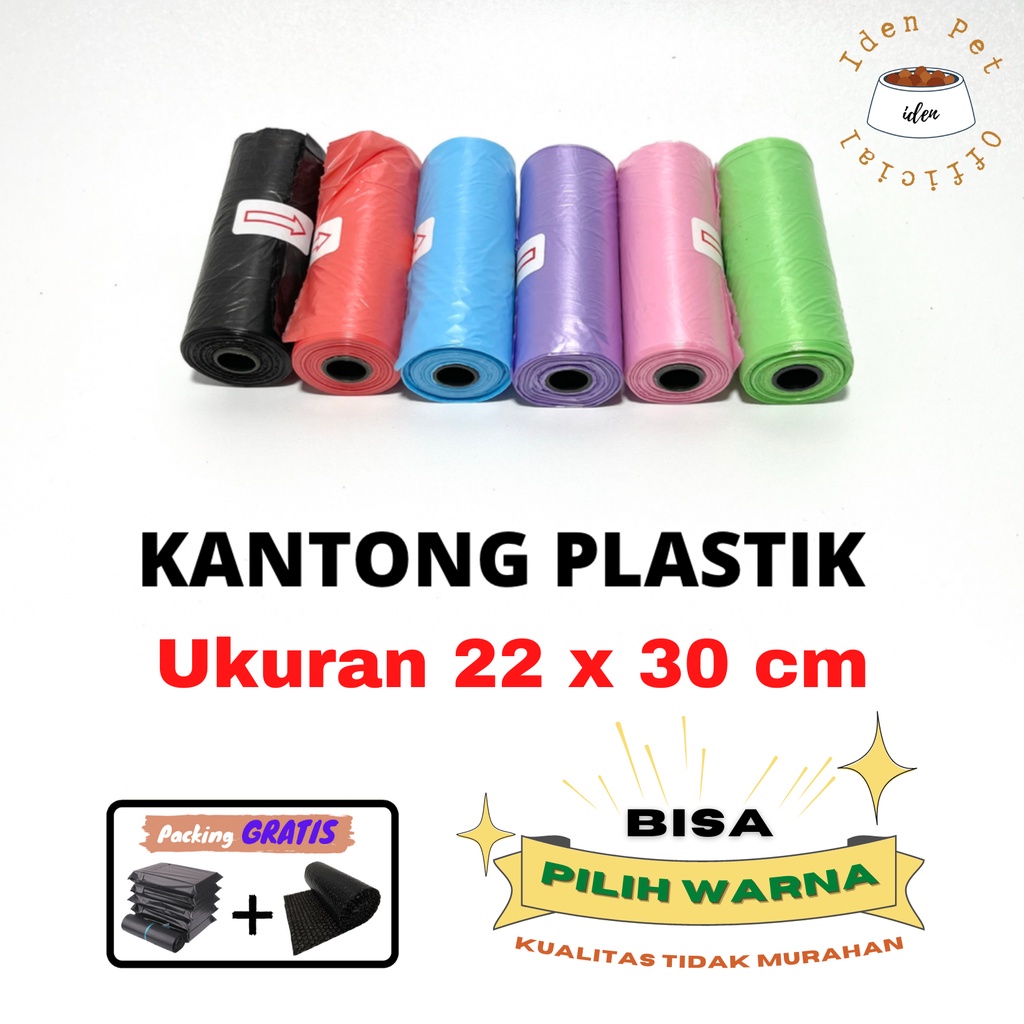 Refill Kantong Plastik Sampah Popok Refil Plastic Kotoran Anjing Poop Bag