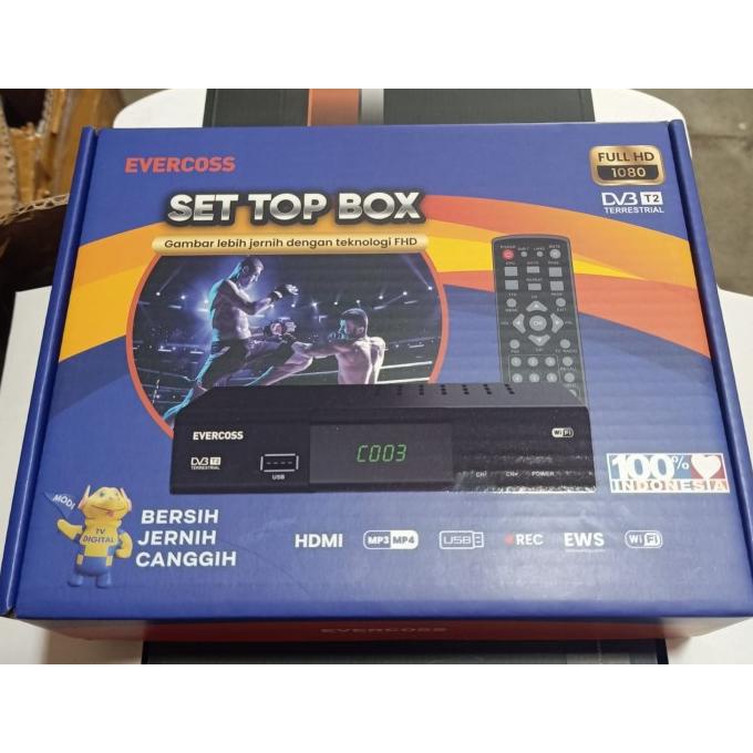 Evercoss Set Top Box Pro Tv Digital Receiver Full Hd / Evercoss Stb