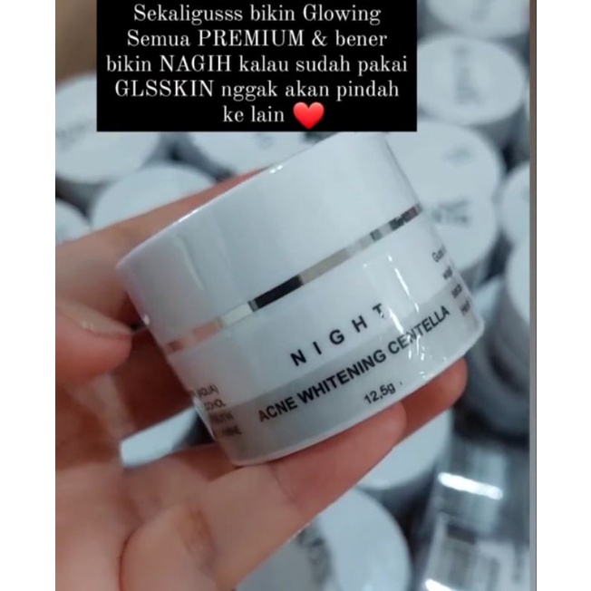 GLSSkin Night Flek Solution/Acne Whitening Centella/Night Black Spot White