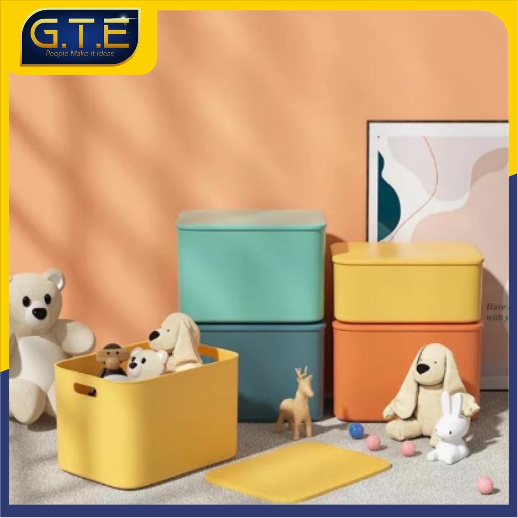 GTE | STORAGE BOX DENGAN TUTUP | KOTAK PENYIMPANAN SERBAGUNA | STORAGE BOX MULTIFUNGSI