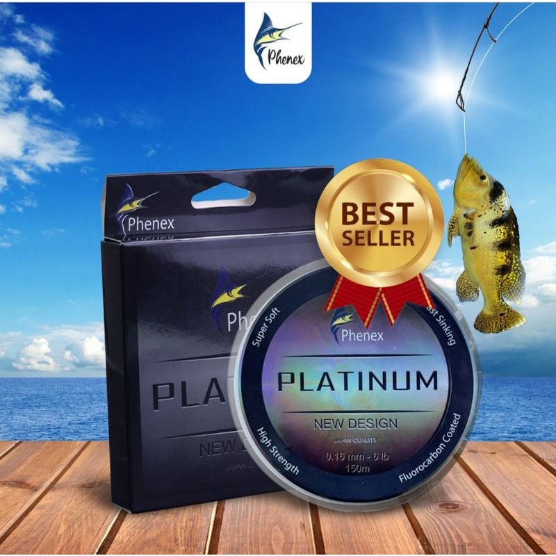 Senar Pancing Terkuat Mudah Tenggelam Phenex Platinum