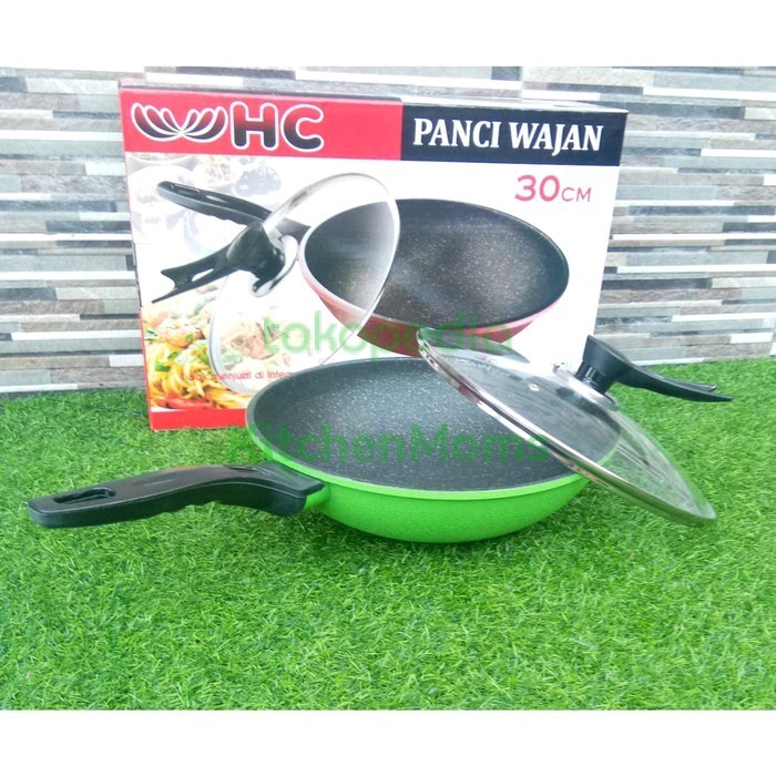 WOK PAN GRANITE / PANCI WAJAN HAPPY CALL 30CM
