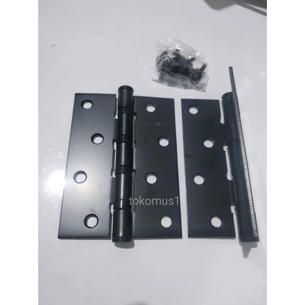 ENGSEL PINTU RUMAH HITAM DOFF  3 INCI 4 INCI 5 INCI /DOOR HINGERS BLACK DOFF  -VERINO