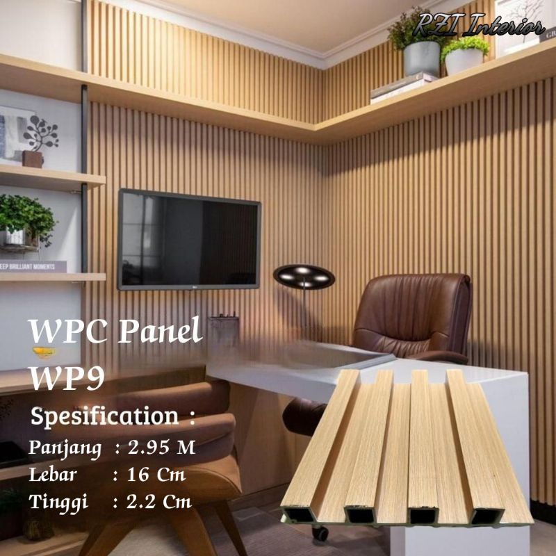 Jual Wpc Panel M X Cm Cm Mm Wall Panel Kisi Kisi Dinding Shopee Indonesia