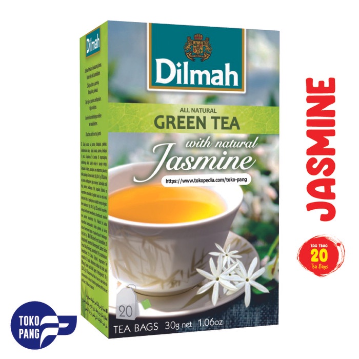 

Sale Dilmah Green Tea with Natural Jasmine /TEH DIET/TEH PELANGSING/TEH HIJAU/TEH JATI CINA/TEH