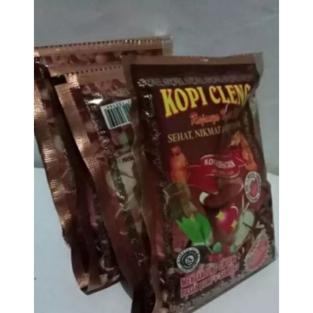 

( PAKET 5 SASET ) herbali kopi clenng