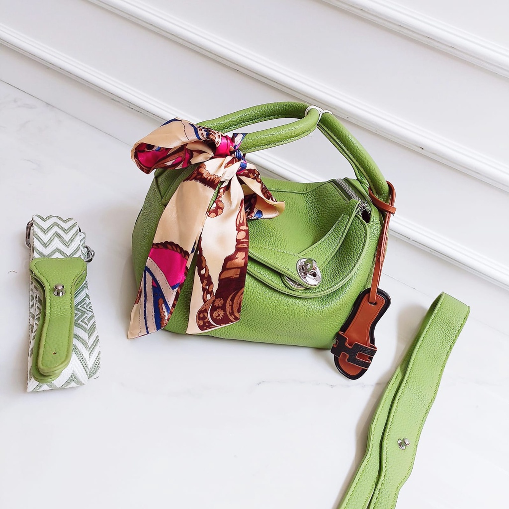 TAS SELEMPANG L*NDY IMPORT MINI KODE H320 + (GANTUNGAN SENDAL,SYAL,,) DOUBLE TALI