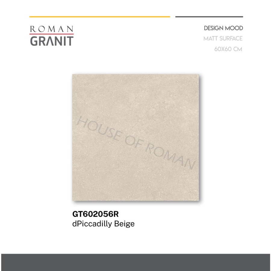 ROMANGRANIT DPICCADILLY BEIGE 60X60 GT602056R (ROMAN GRANIT)