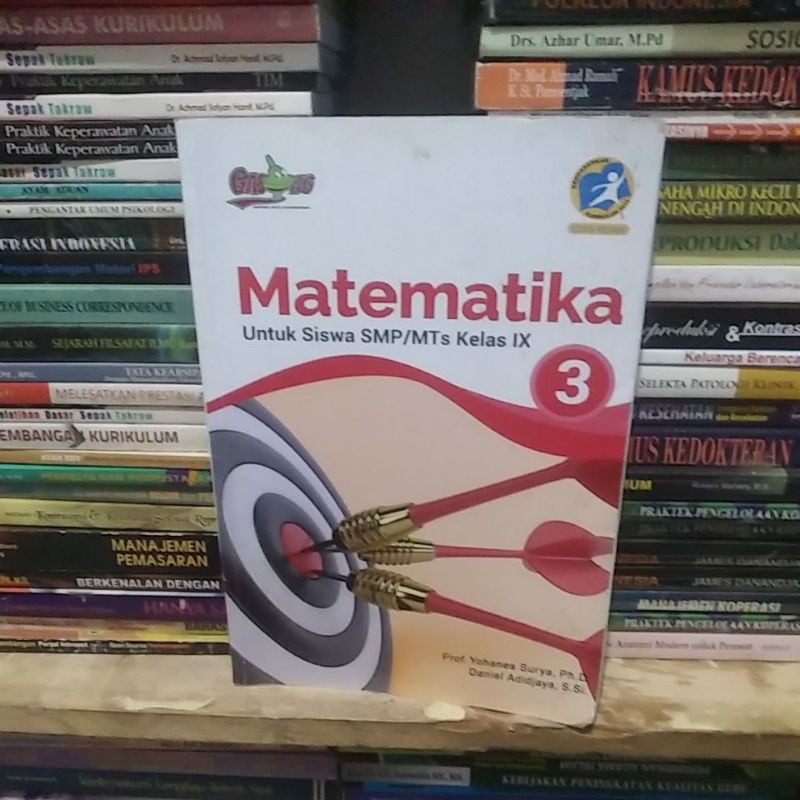 matematika untuk smp-mts kelas 9 edisi revisi pengarang profesor Yohanes Surya