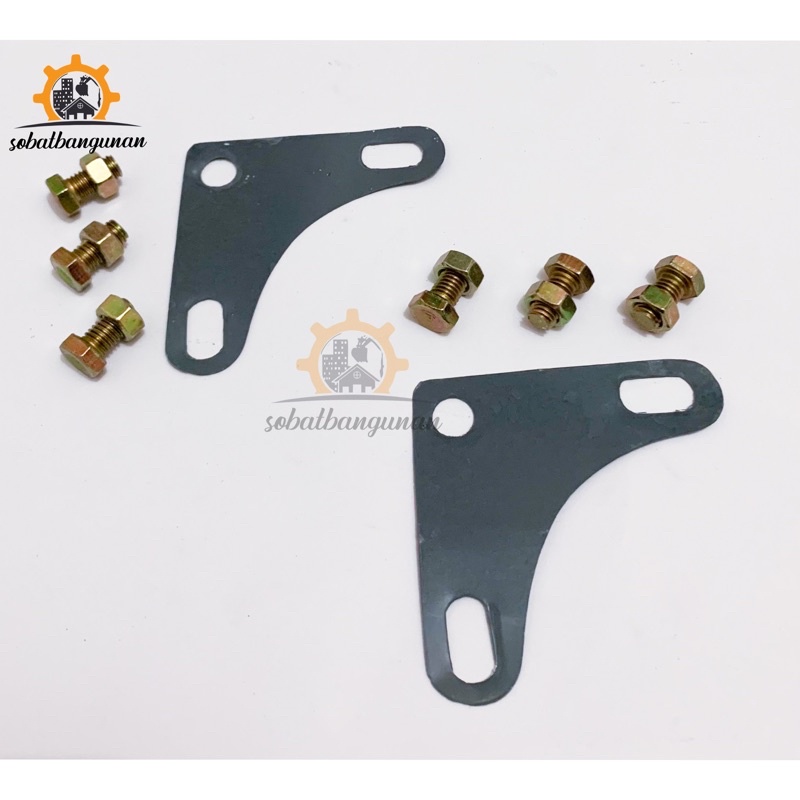 PLAT SIKU LUBANG / PLAT BESI SIKU LUBANG 0,6mm LEBAR 7,5cm