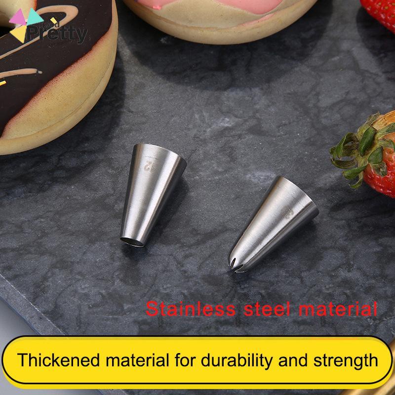 Cupcake Nozzles Stainless steel piping nozzle Stainless steel piping nozzle Spuit Baking Cake Decorator - PD