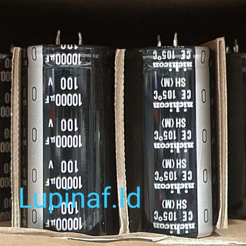 ELCO 10000UF 100V NICHICON HITAM ORIGINAL