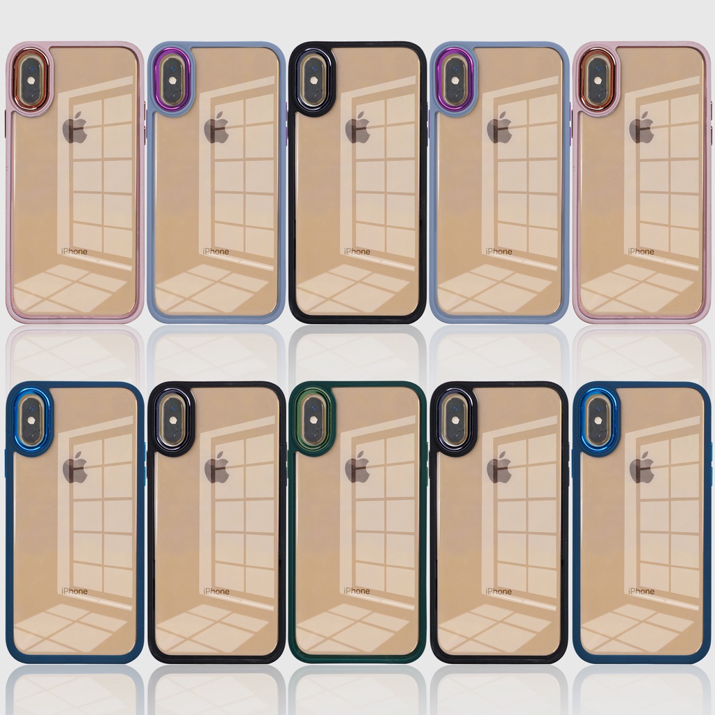 Case Oppo A5S/ A7/ A12/ A11K | Oppo A15/ A15S/ A35 | Oppo Reno 7 4G  CASE LUXURY Candy Macaron Plating softcase CaseSeller Casing