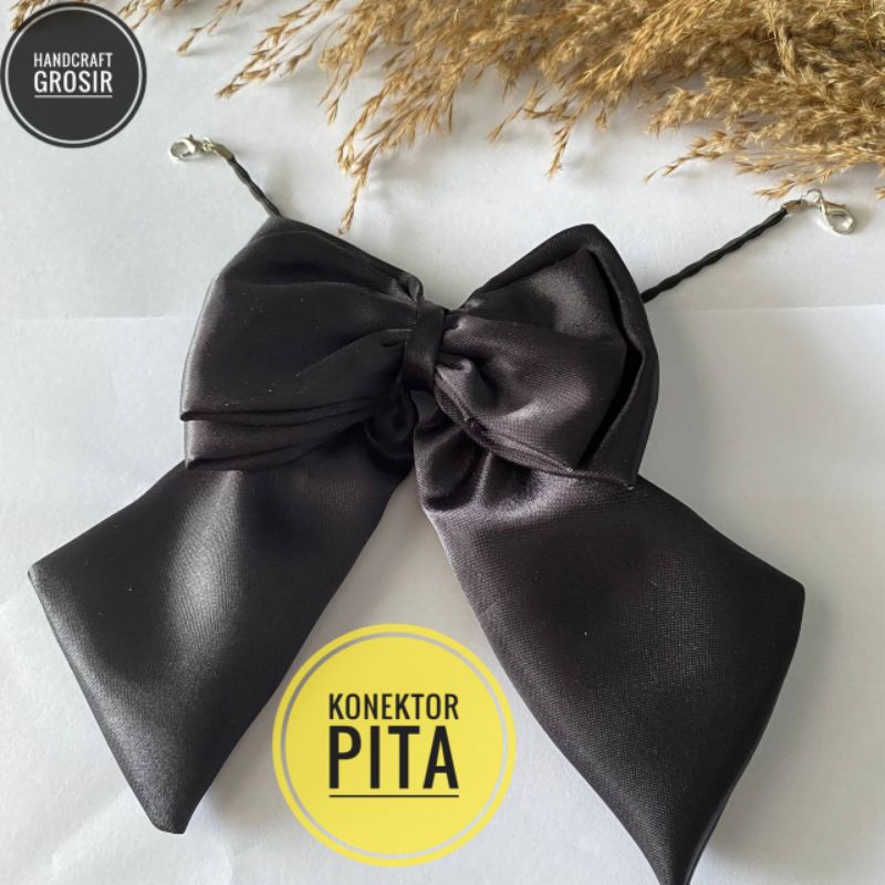 KONEKTOR PITA SATIN VIRAL/konektor masker murah/konektor masker hijab kekinian/konektor pita