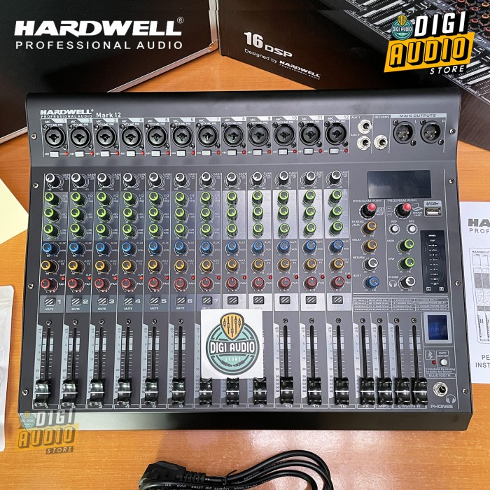 Audio Mixer 12 Channel With Usb Soundcard &amp; Bluetooth Hardwell Mark 12 #Original