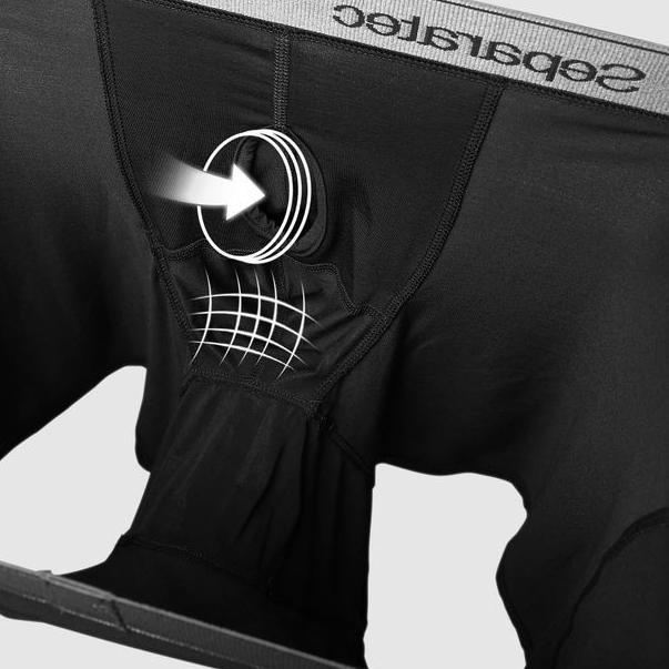 Celana Dalam Pria Separatec Trunks Micro Modal Premium 1 Pcs - Hitam - XL