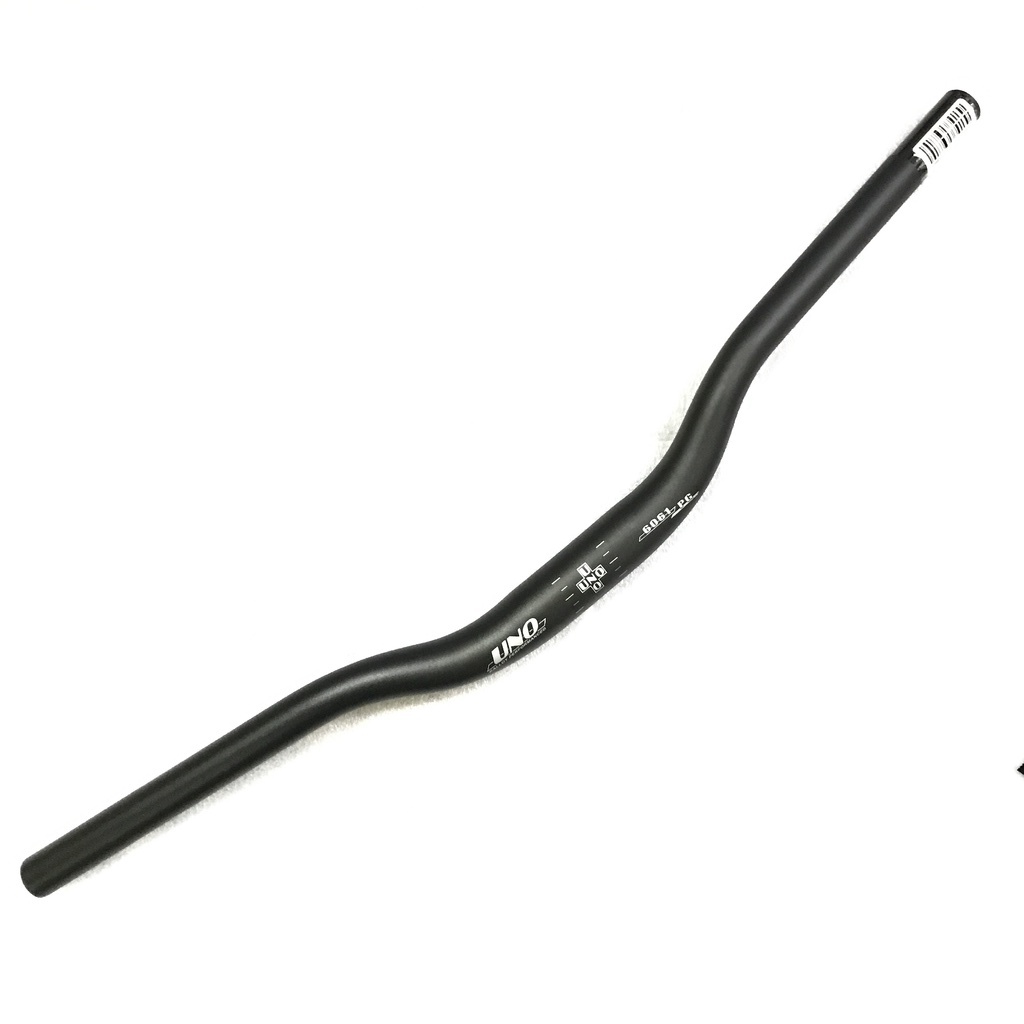 Handlebar Rise UNO PG 620mm Rise 30 Alloy Black Original not Stang Sepeda MTB DJ