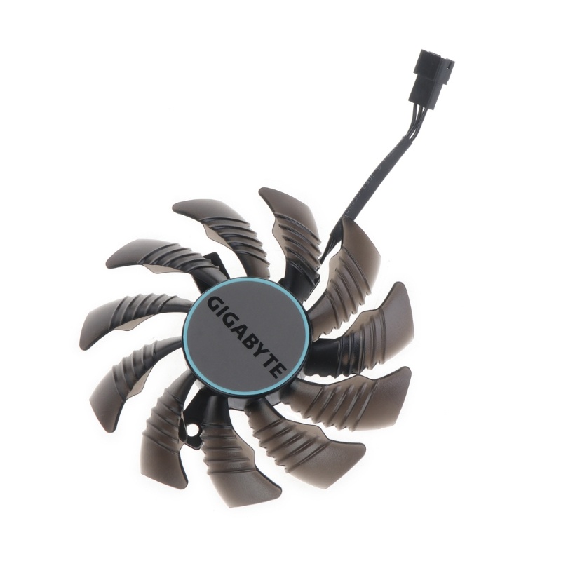 Bt 75mm Cooler Fan 2Pin 3Pin 12V 0.35A PLD08010S12HH VGA Fan Kipas Kartu Grafis Untuk Gigabyte RX 6400 6500elang Pendingin