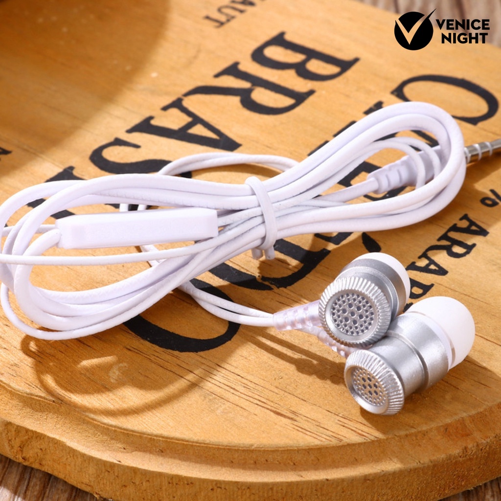 (VNEP) (Berkabel) Universal In-ear Stereo Bass Noise Reduction Music Earphone Headphone