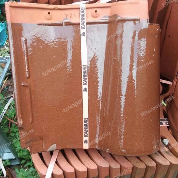 genteng keramik kanmuri natural