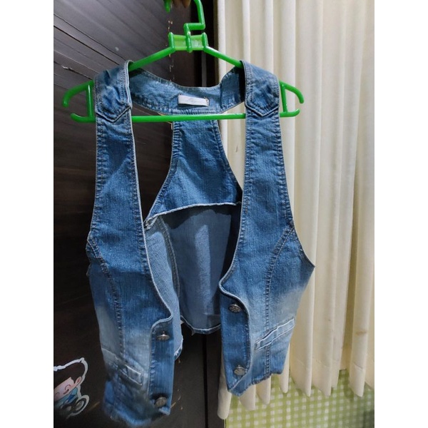 vest jeans second