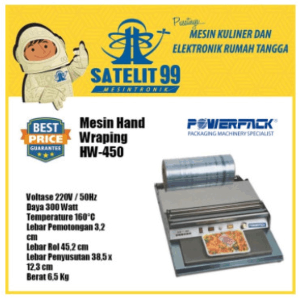 Mesin Hand Wraping POWERPACK HW-450