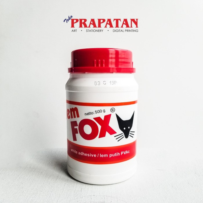 

Lem Fox 500 gram / Lem putih PVAc NANDAA