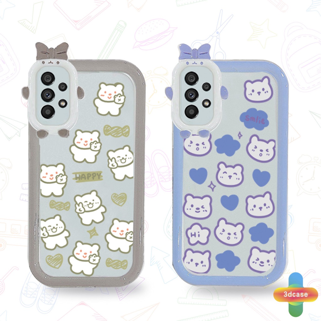 Soft Case Pelindung Kamera Motif Hati Untuk Samsung A32 A13 A52 A12 A03 A51 A22 M22 M32 A04S M23 F23 A03S A23 A50 A02S A20 A50S A30S A52S A30 M12 A125 A13 Life F12 M10S