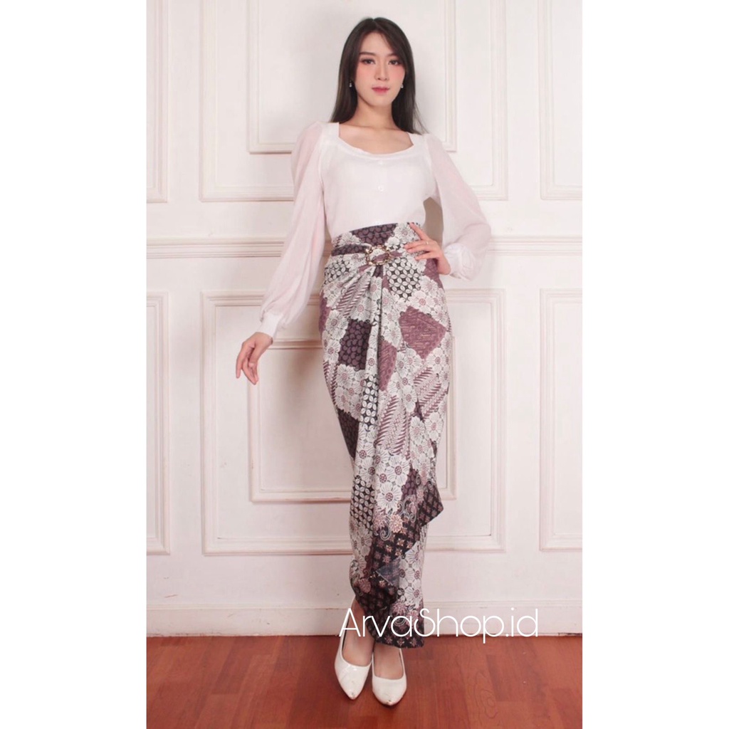 Rok Lilit Batik Bawahan Kebaya Modern Rok Serut/rok lilit batik rok lilit batik wanita modern rok lilit bawahan kebaya 50 motif