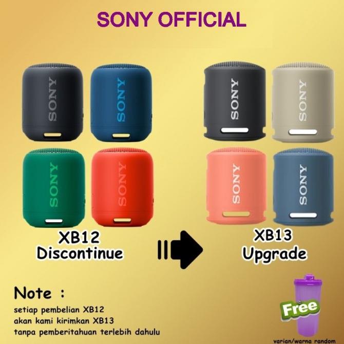 SONY SRS-XB12 EXTRA BASS PORTABLE BLUETOOTH SPEAKER SRS XB13 XB 13 EE6464F
