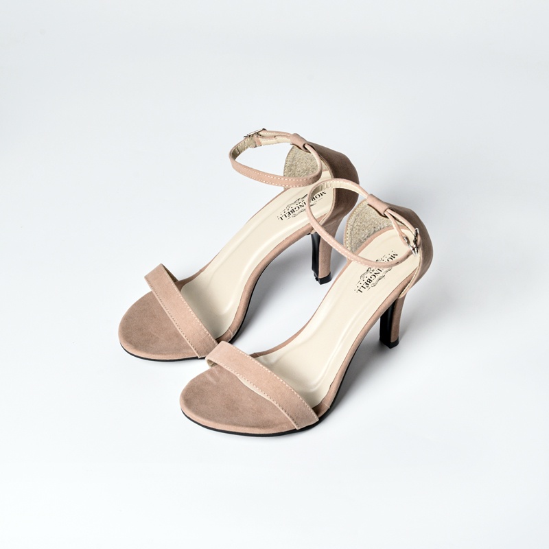 MORNINGBELL - HIGH HEELS STRAP SUEDE BEST SELLER MB-01 HAK 9 Cm