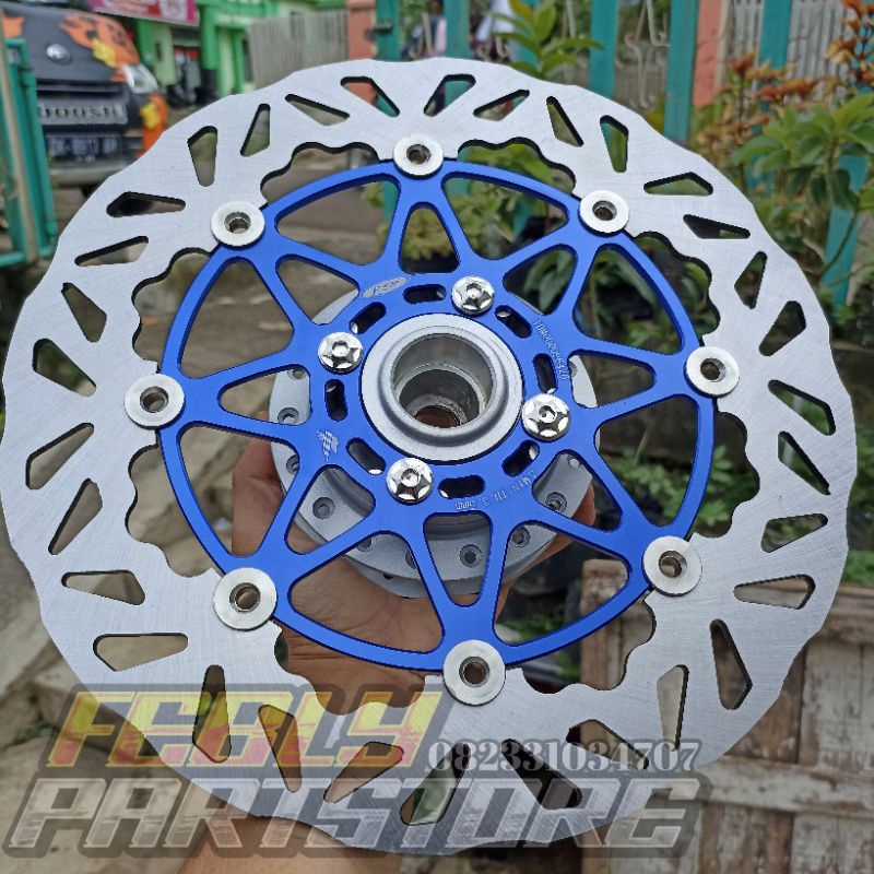 TROMOL SET PIRINGAN PSM ORIGINAL FLOATING DISC 300MM PNP JUPITER Z VEGA R FIZ R VEGA R MIO MX  NINJA