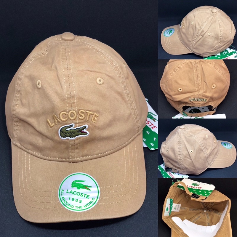 Topi Lacoste cream 100% Original
