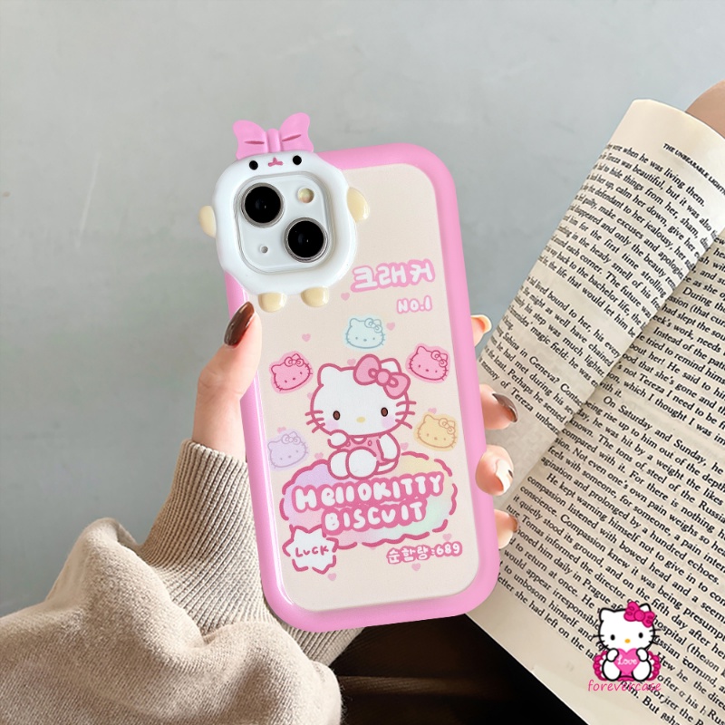 Soft Case Desain Kartun Hello Kitty 3D NFC POCO X3 Untuk Redmi 10 9T A1 + 9A 9C 10A 10C NFC POCO X3 NFC Pro M3 Redmi Note 10 11 8 9 11s 11Pro + 10 Pro Max Plus Mi 11Lite Cover Penutup Mesin Cuci