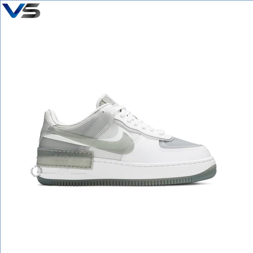 Sneakers Wmns Air Force 1 Shadow SE 'Particle Grey' L3 Sepatu