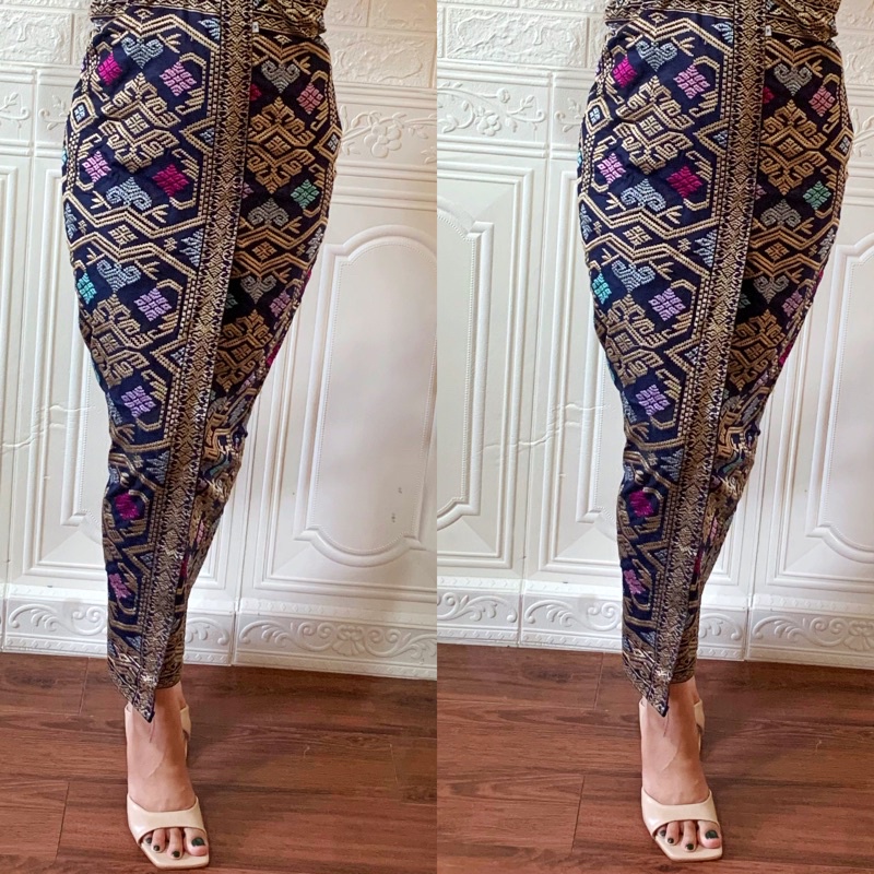 kamen jadi songket bordir strait