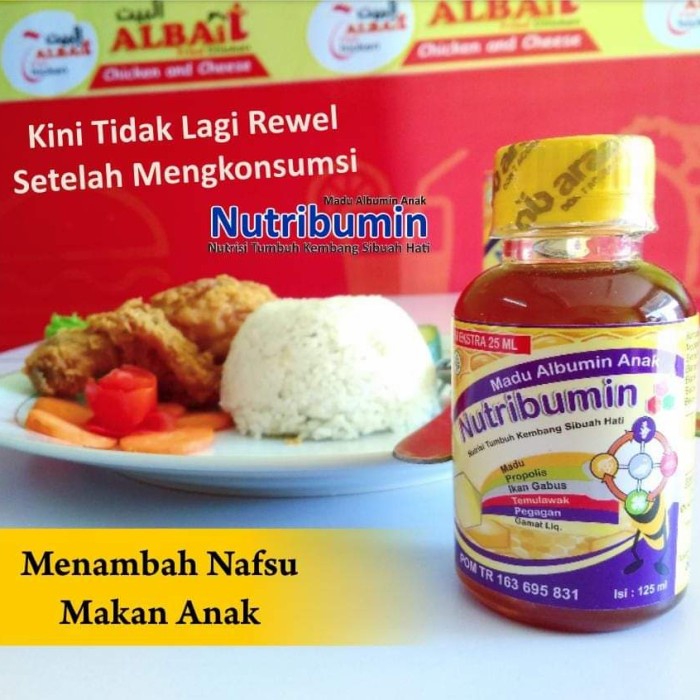 Madu Anak Nutribumin Ekstrak Albumin Ikan Gabus Penambah Nafsu Makan Anak