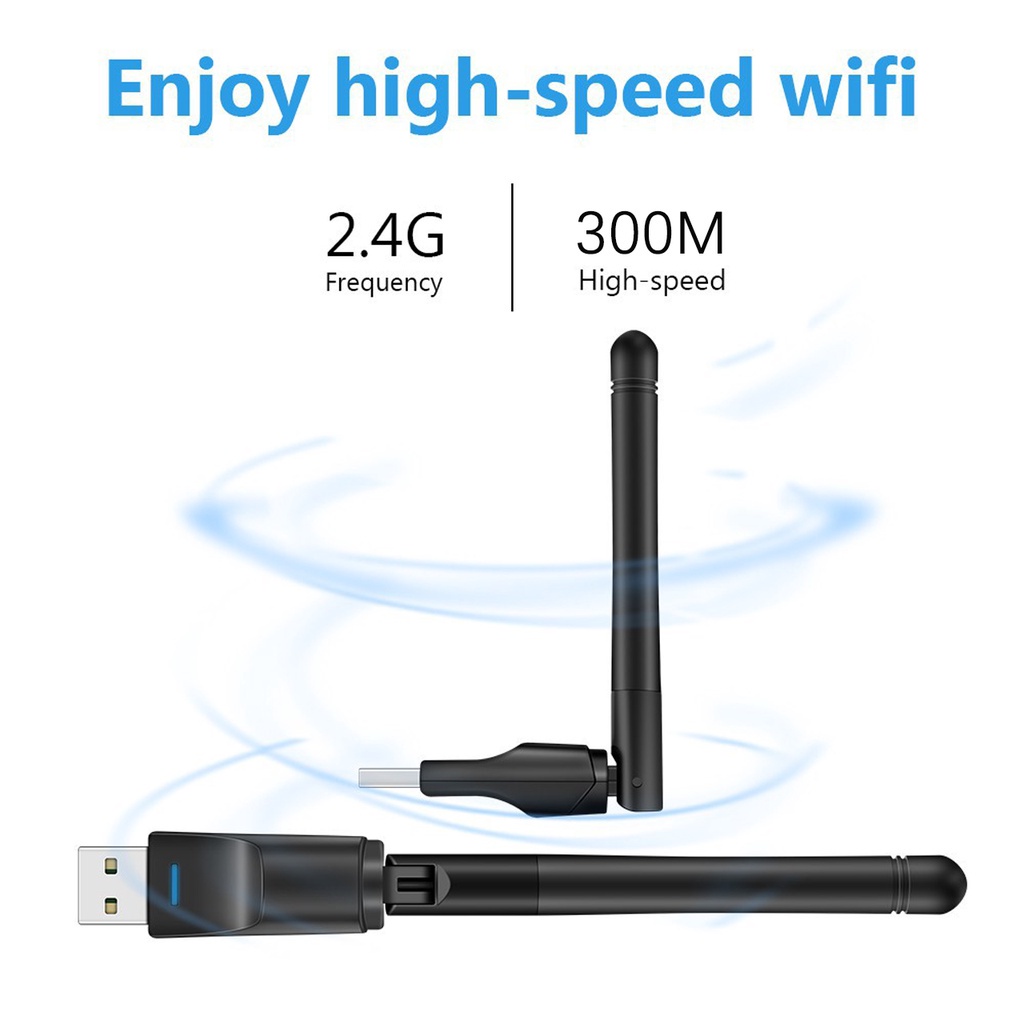 USB Wifi Dongle MT7601 Wireless Adapter Receiver Antena Wifi PC Laptop Set Top Box 300M