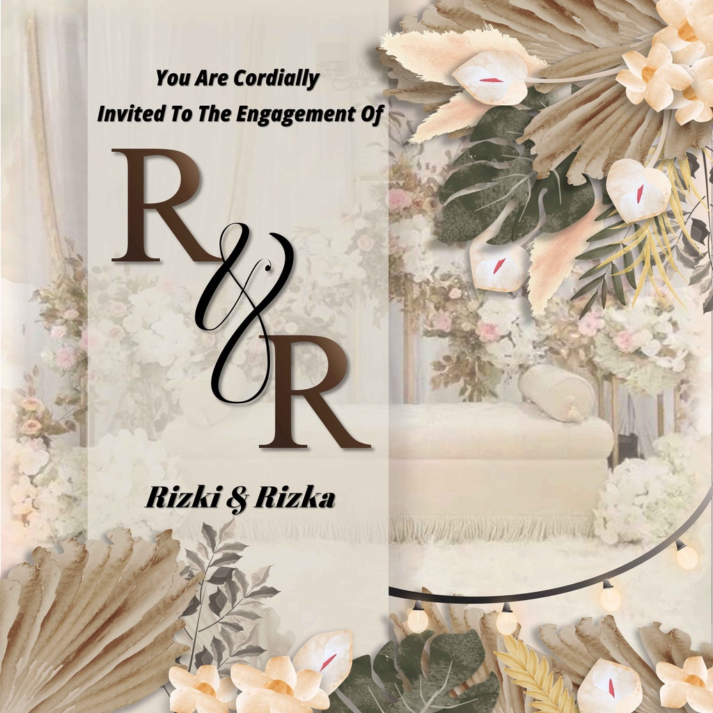 Video Undangan Digital Lamaran / Engagement Invitation / Invitation Center Kode S17