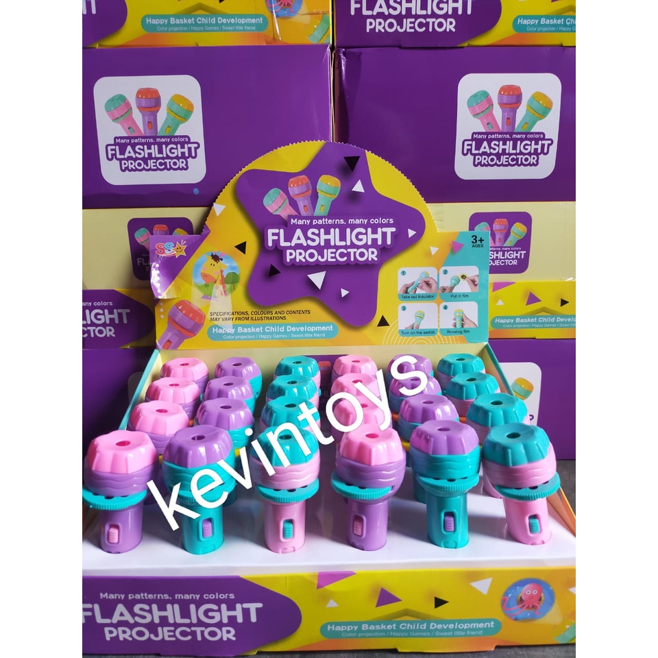 SS 1553 MAINAN FLASHLIGHT PROJECTOR MINI / MAINAN SENTER BISA BERUBAH GAMBAR / fun Flashlight / mainan senter proyektor