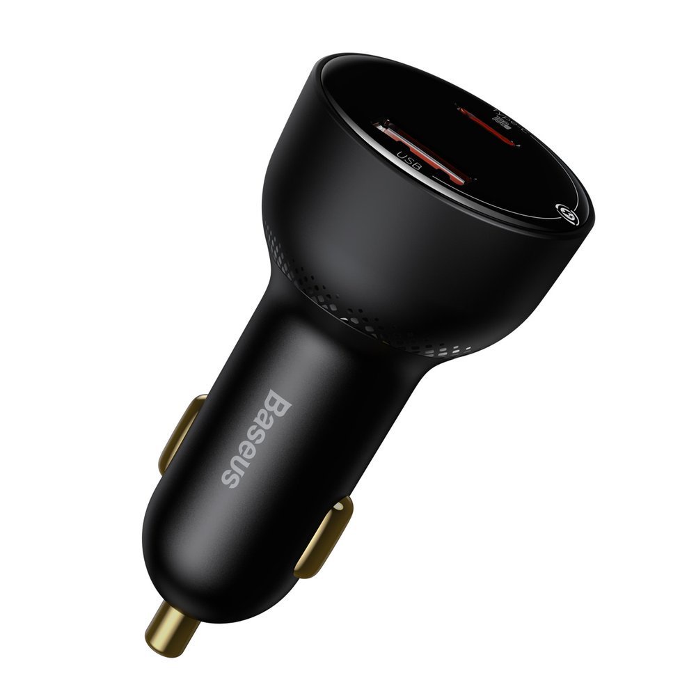 Baseus Original Car Charger Superme Digital Display 100W 5A 3A PPS USB Type C Output Super Fast Charging Quick Charge Casan Mobil Saver Ori