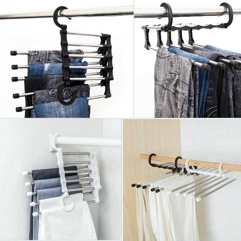 IKILOSHOP gantungan celana magic trousers rack rak hanger celana panjang jilbab