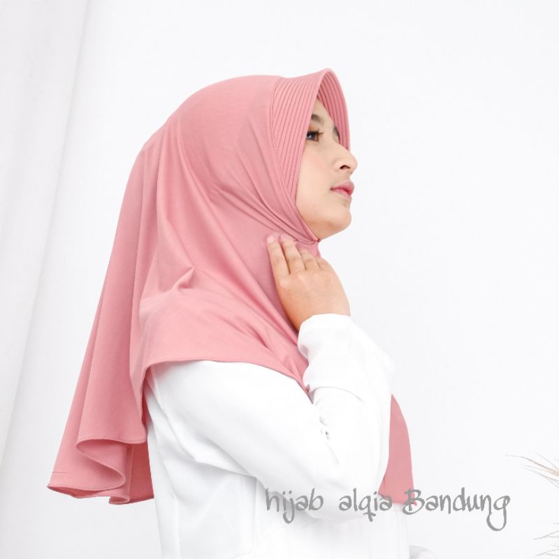 Jilbab Bergo Hamidah Jersey  | Hijab Instan