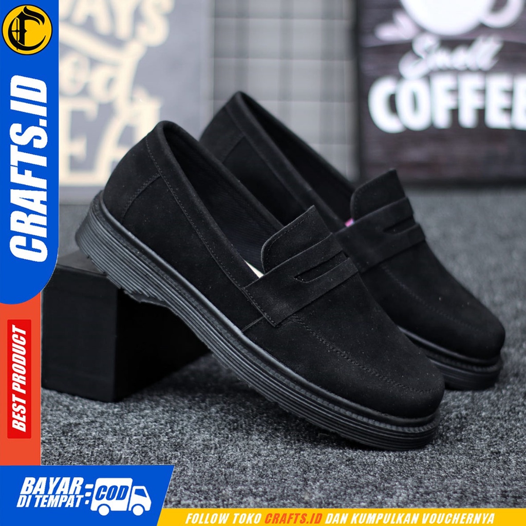 CRAFTS vai - Sepatu Docmart Low Boots Formal Pantofel Kerja Pria